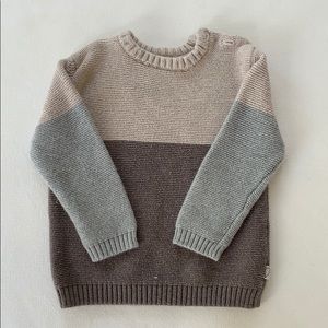 Zara baby boy neutral sweater